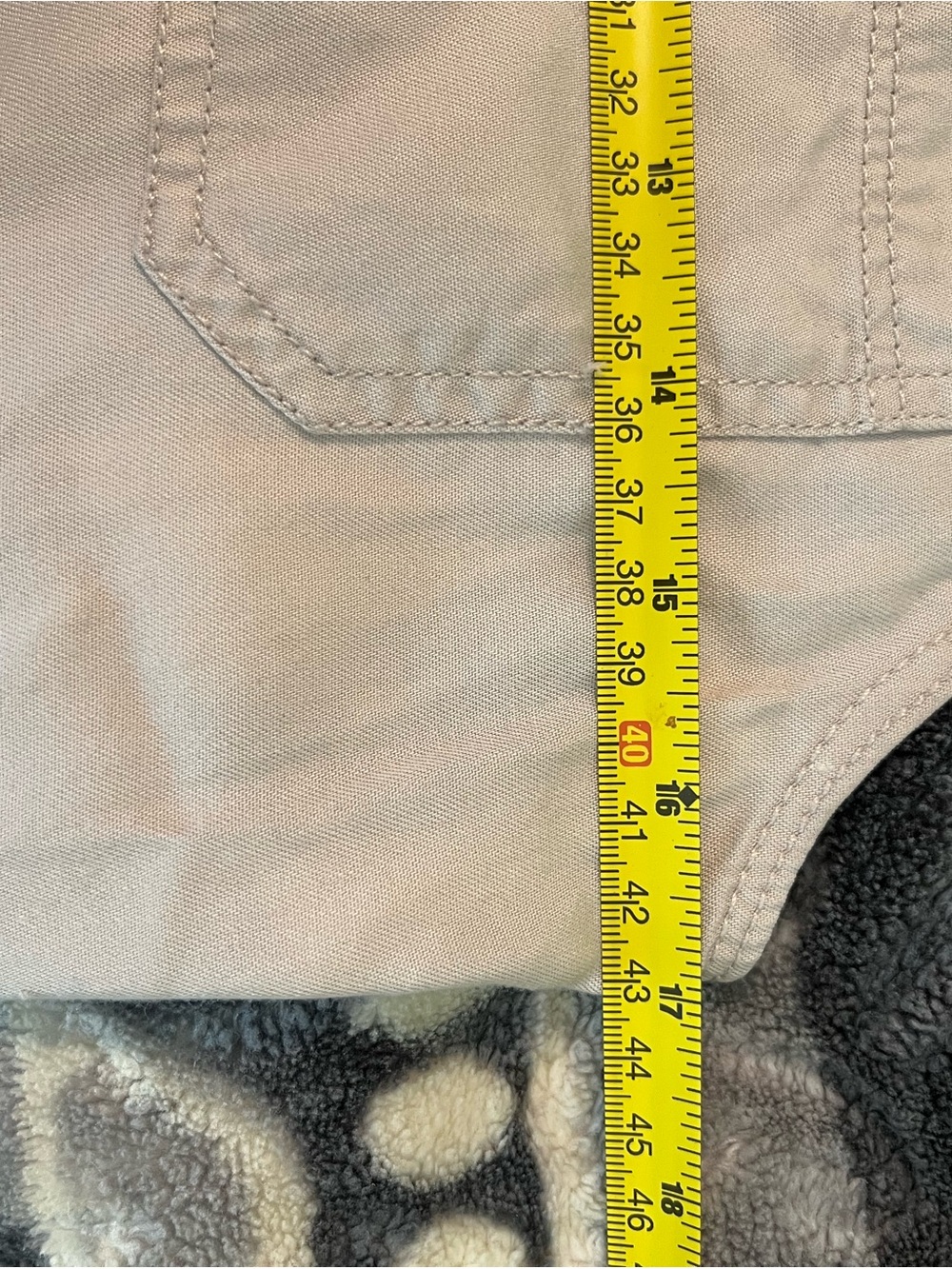 Abercrombie & Fitch Sleeveless Zip-Front Utility Jumpsuit in Light Beige - Picture 8 of 10